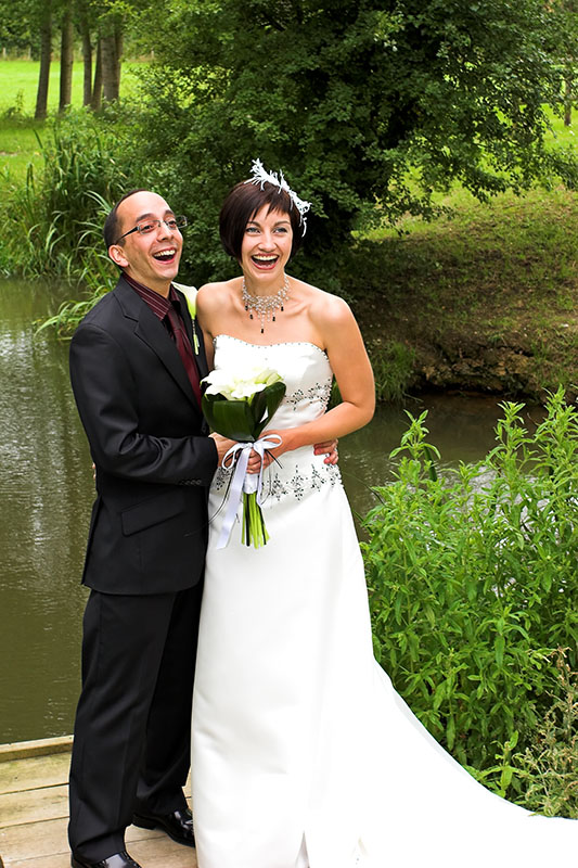 The very happy couple