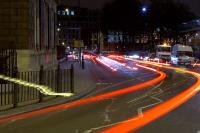 Playing in the traffic